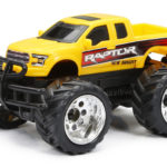 1:43 Scale Wheels 4XFours Raptor Yellow
