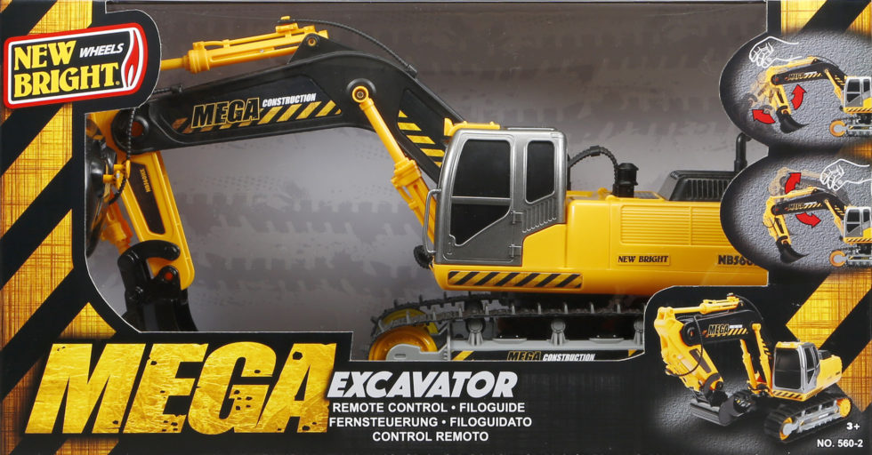 mega rc excavator