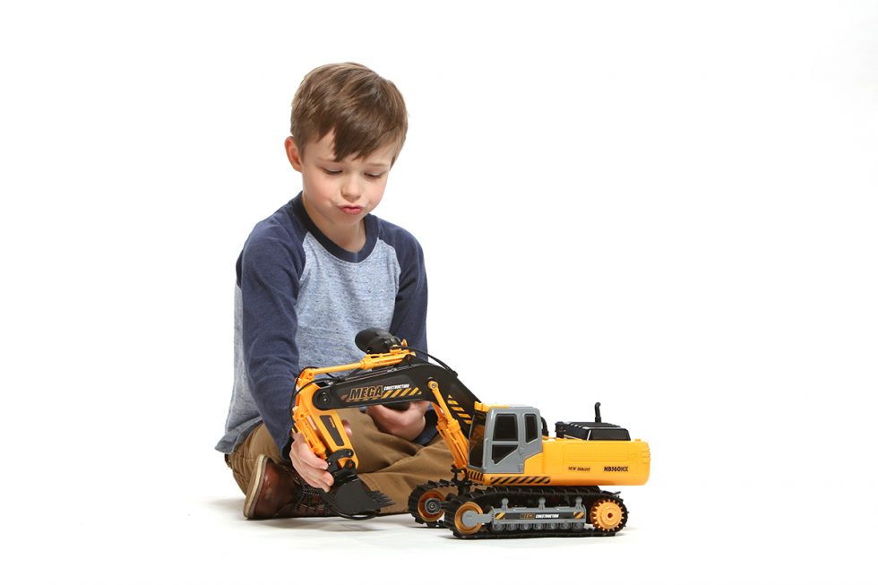 mega rc excavator