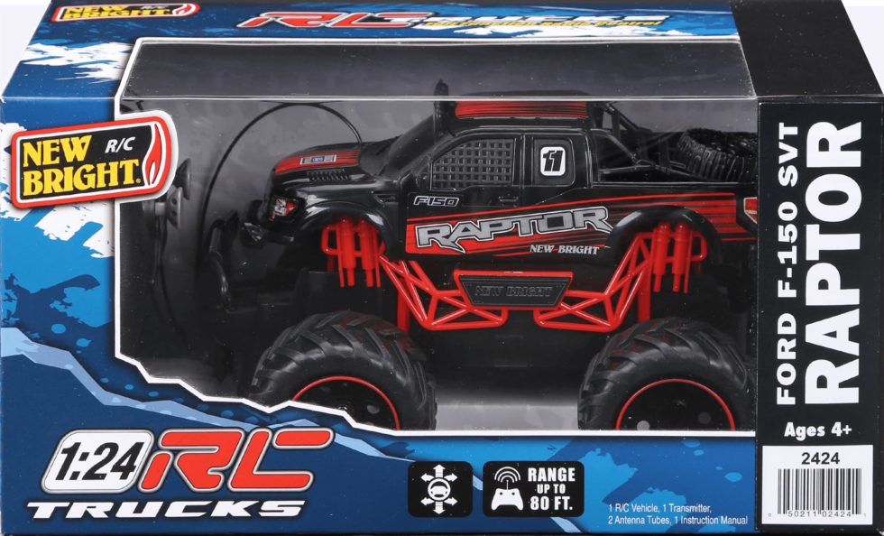 R C Ford F 150 Raptor Svt Black Red New Bright Industrial Co