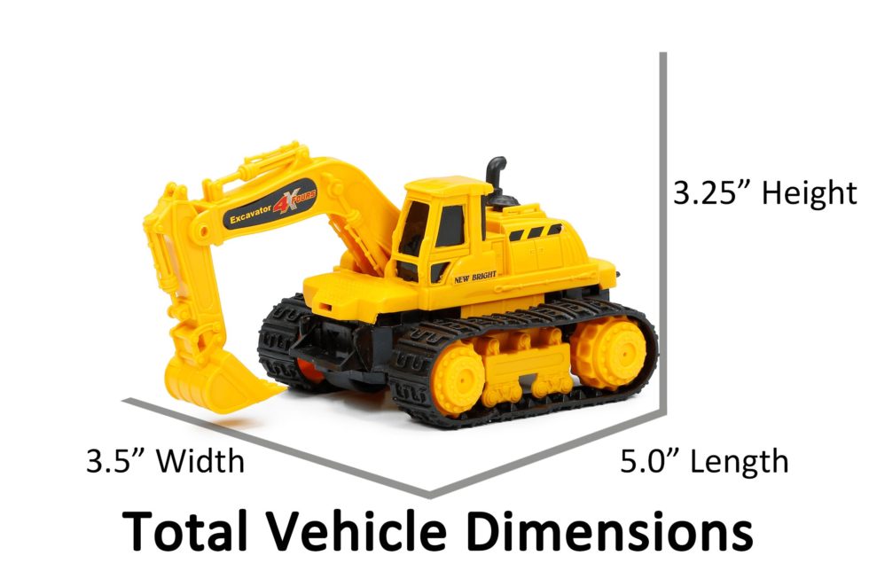 new bright excavator