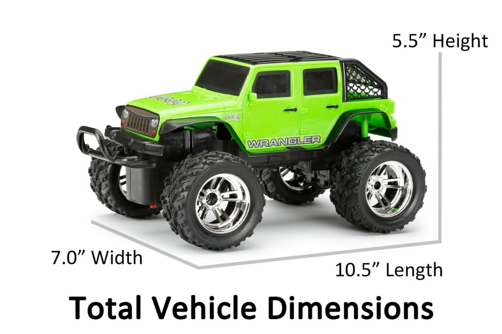 rc trucks jeep wrangler new bright