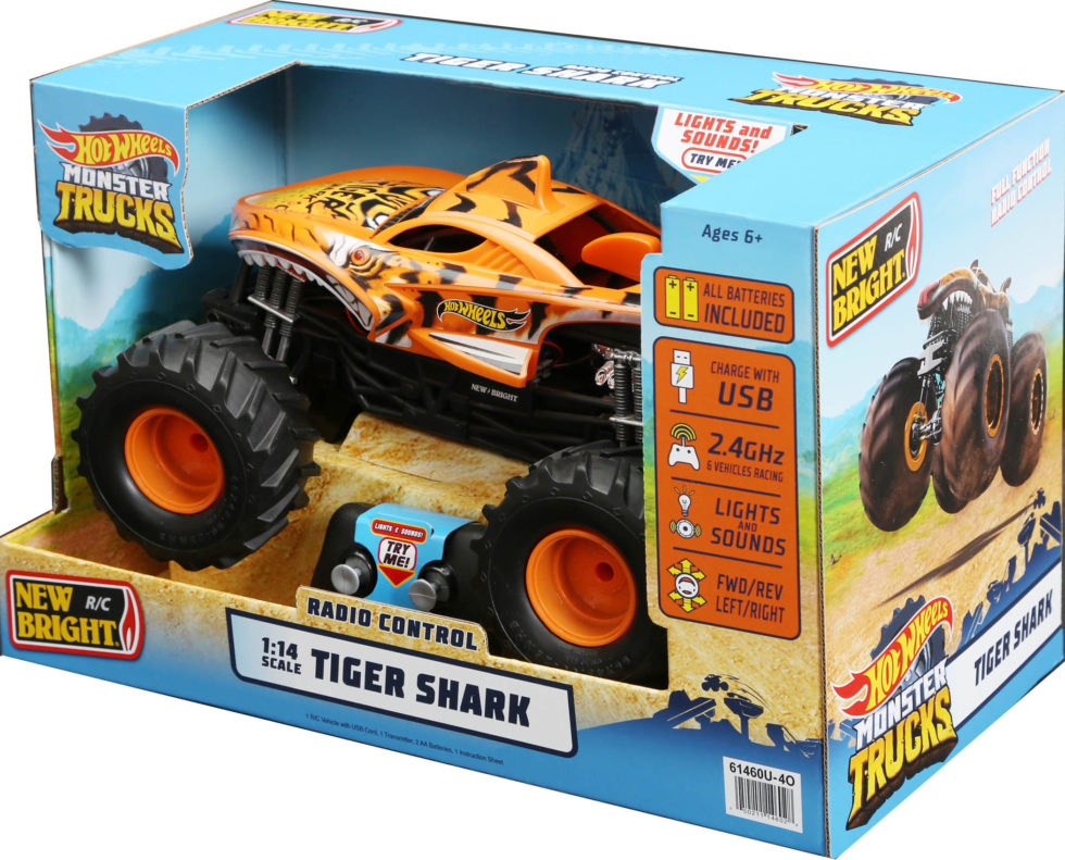 hot wheels tiger shark remote control