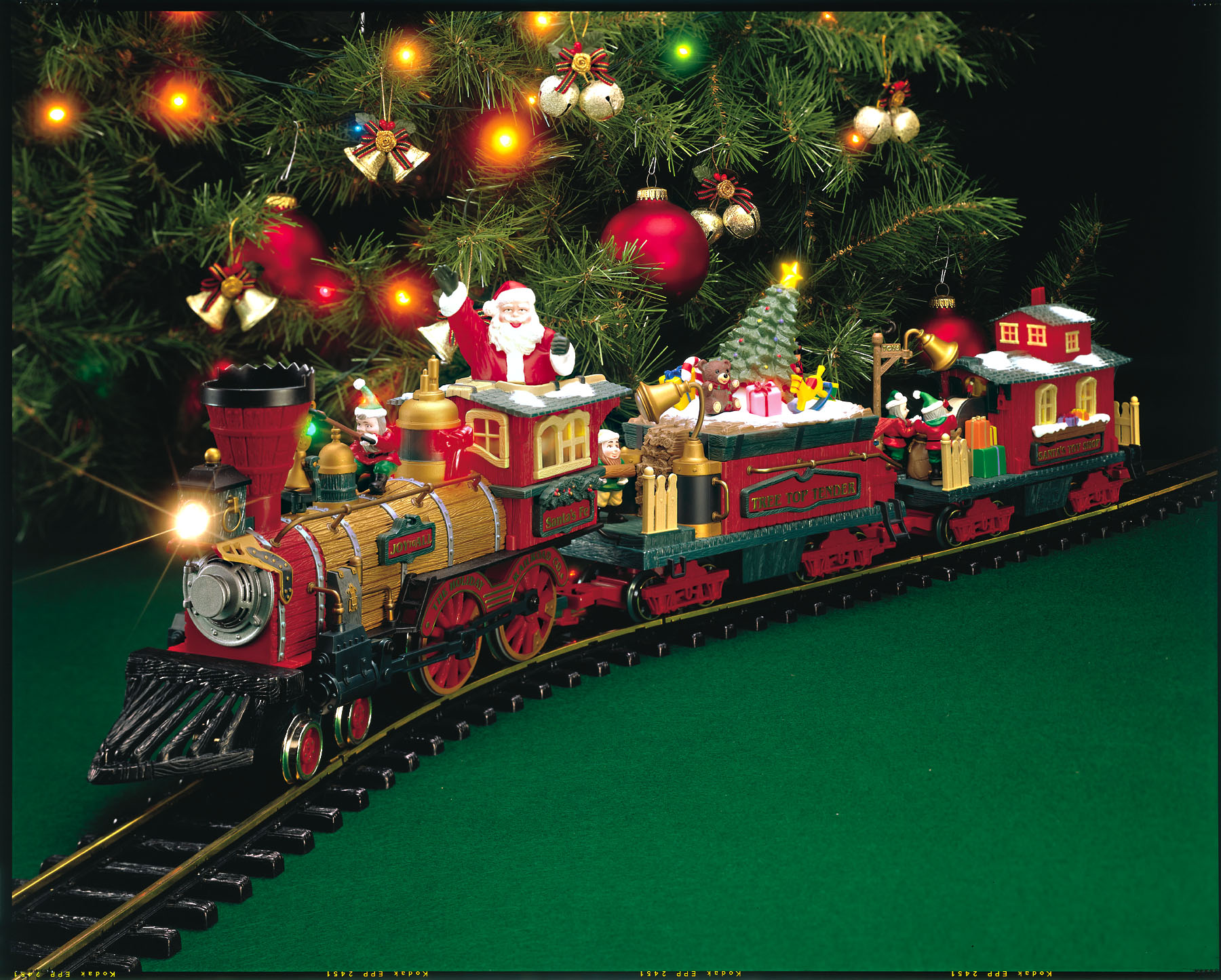 Details about New Holiday Express Blue Train/Red Train SET Battery