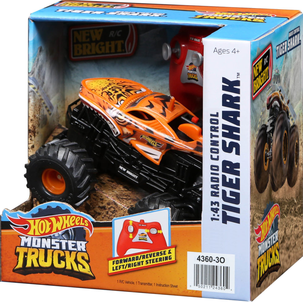 hot wheels tiger shark remote control