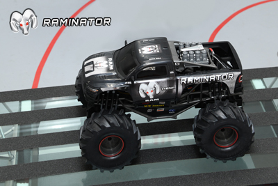 1:10 Scale RC Raminator Monster Truck with Lights and Sounds Lifestyle