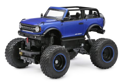 1:18 RC Heavy Metal Blue Bronco 4x4 21849U