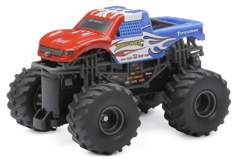 1:43 Scale R/C Bigfoot Red, White & Blue Monster Truck, 4340-5RHB