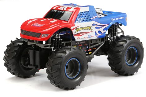 1:15 Scale R/C Team Bigfoot Red White Blue Lights and Sound