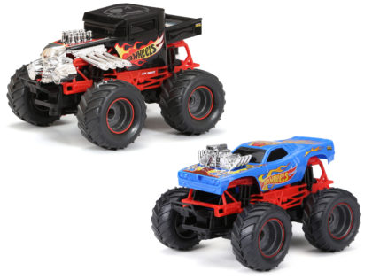 1:24 Scale Monster Truck Twin Pack - Rodger Dodger & Bone Shaker