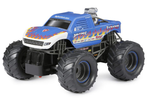 1:24 Scale R/C Bigfoot Blue Flame Monster Truck